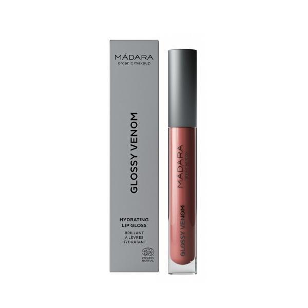 Gloss hidratant pentru buze madara glossy venom 73 magnetic nude 4ml