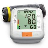 Tensiometru electronic de brat Little Doctor LD51, afisaj XXL, detector aritmie, indicator WHO, afisare data si timp, Alb/Gri