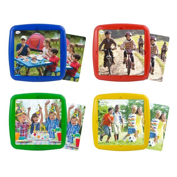 Set 4 puzzle ma distrez cu prietenii mei - miniland