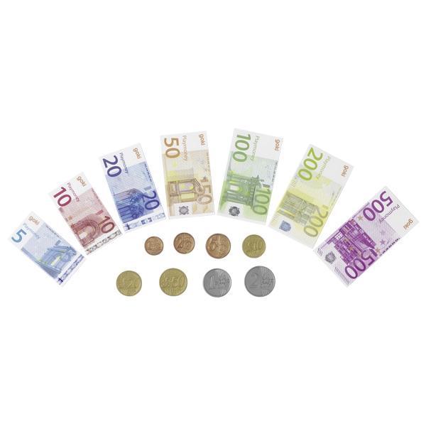 Joc de rol - bani de jucarie - bancnote si monede euro