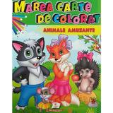 Marea carte de colorat: Animale amuzante, editura Pegas
