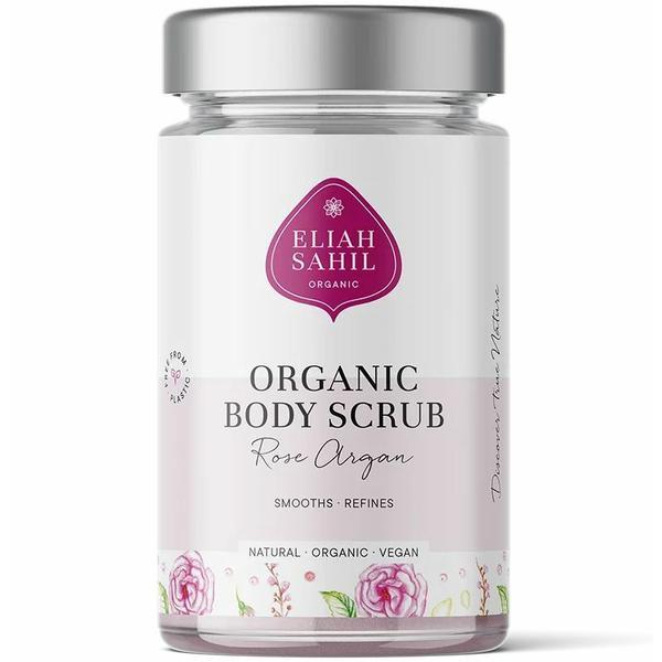 Scrub pentru corp cu trandafiri si argan bio Eliah Sahil 256g