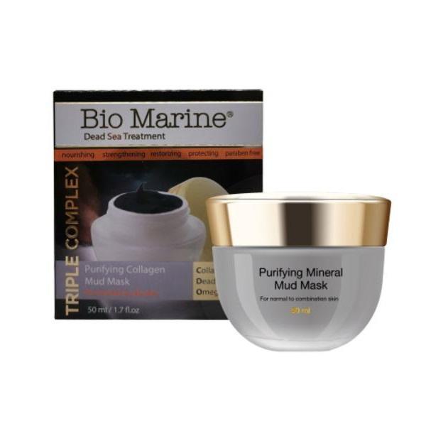 Masca din namol negru cu colagen, pentru ten normal si mixt, bio marine, 50ml