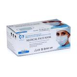 Masti Medicale tip IIR Face Mask, 3 pliuri, 3 straturi, EN 14683, 50buc