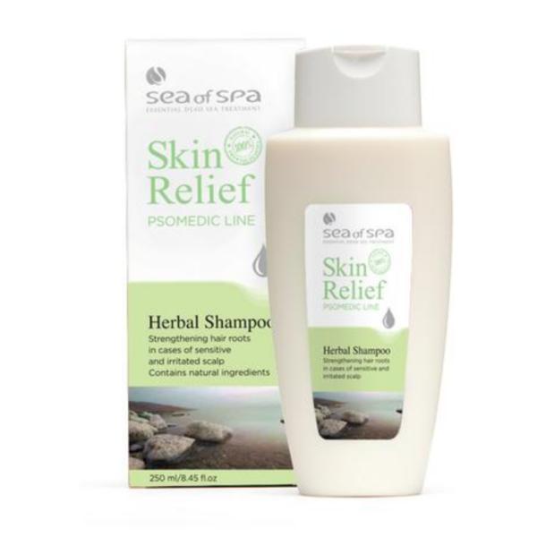 Sampon din plante naturale, skin relief, sea of spa, 250ml