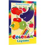 Privim si coloram. Coloram legume, editura Pegas