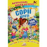 Activitati distractive: Copii isteti. 100 autocolante, editura Pegas