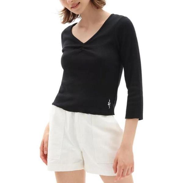 Bluza femei Vans Ainara Crop VN0A5ASTBLK1, XL, Negru