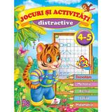 Jocuri si activitati distractive 4-5 ani, editura Pegas