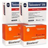 Pachet Megabol Biosterol, 2 buc plus Testosterol 2 buc, stimulare testosteron si hormon de crestere, inhibare estrogen