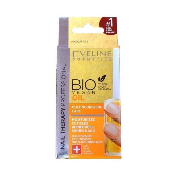 Tratament profesional pentru unghii, Eveline Cosmetics, Bio Vegan Oil, 12 ml esteto.ro