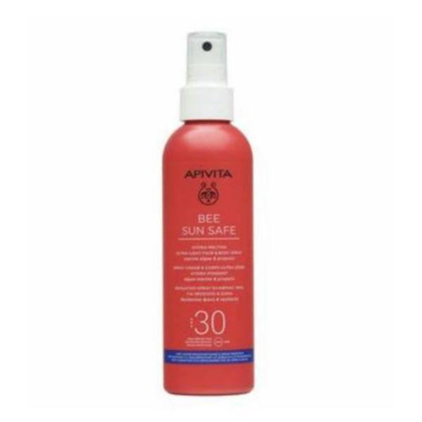 Spray cu protectie solara SPF 30, Apivita, 200 ml Apivita imagine pret reduceri