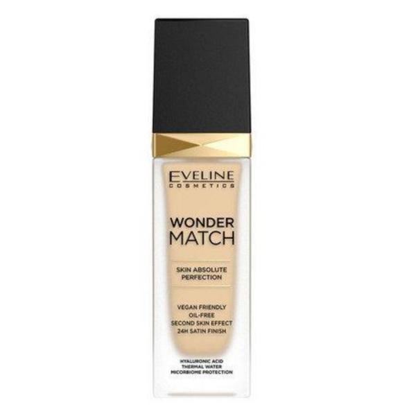 Fond de ten, eveline cosmetics, wonder match, 05 light porcelain, 30 ml