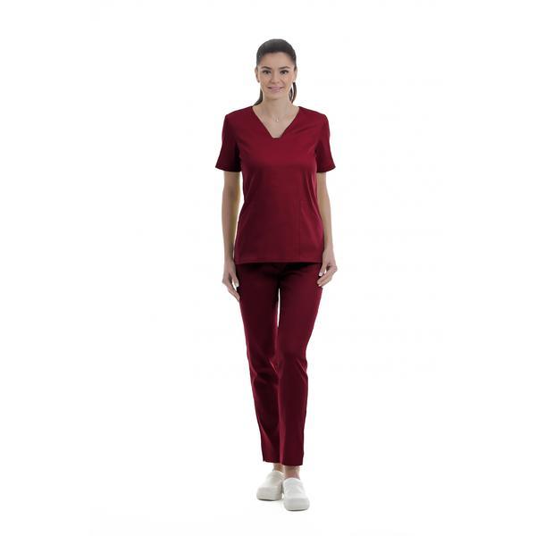 Costum medical dama Carré S visiniu xl
