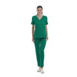 Costum medical dama Carré S verde royal xs