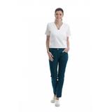 Pantaloni dama 03L albastru petrol 3xl