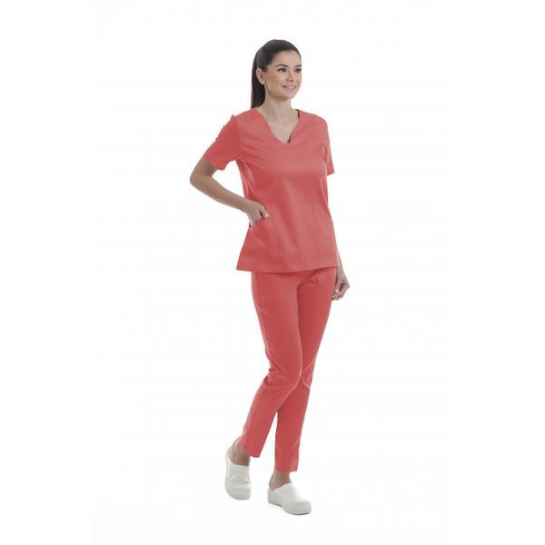 Pantaloni dama 03l roz coral 3xl
