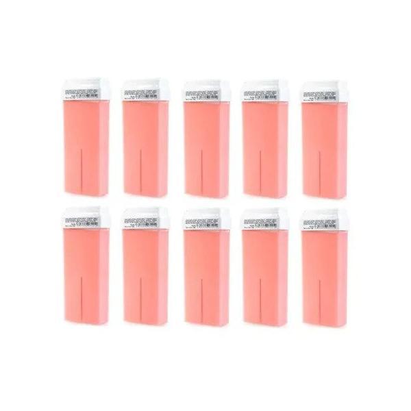 Set 10 Rezerve Ceara Epilat de unica folosinta Depileve, Professional, Pink Wax, 1000ml 1000ML