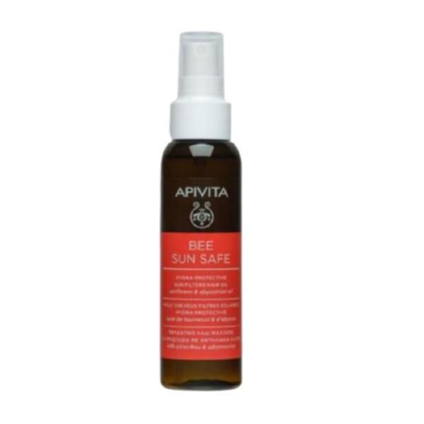 Ulei de par, Hydra Protective Sun Filters Hair Oil, APivita, 100 ml Apivita