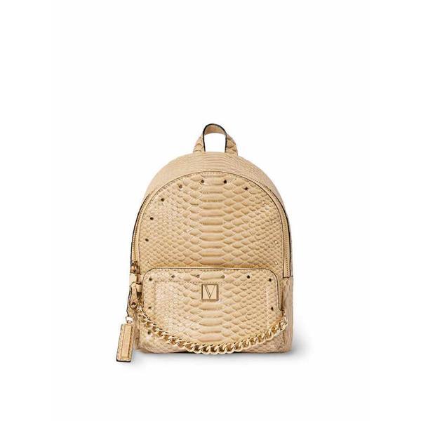 Rucsac, victoria's secret, backpack v-quilt blush sand python