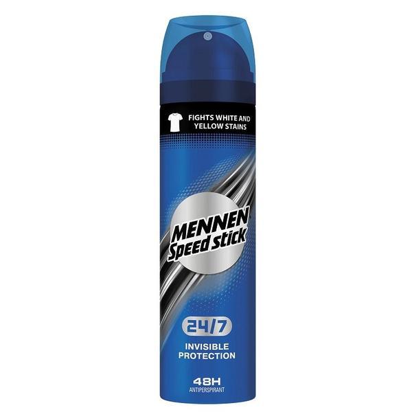 Deodorant antiperspirant spray, Mennen Speed Stick, Invisible Protection, 48 h, 150 ml esteto.ro