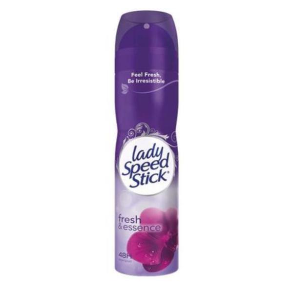 Deodorant antiperspirant spray, Lady Speed Stick, Fresh & Essence, 48 h, 150 ml