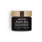 Crema de fata, Holistic Age Defense Cream Light Texture, Apivita, 50 ml
