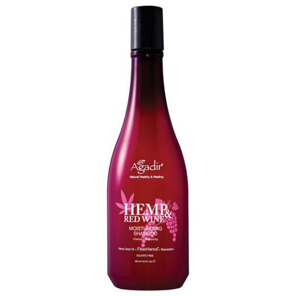 Sampon Hidratant - Agadir Hemp & Red Wine Moisturizing Shampoo, 430 ml