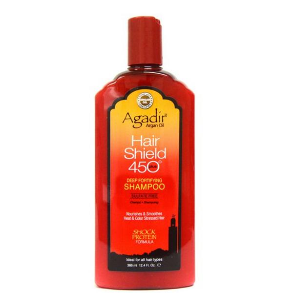 Sampon Intaritor cu Proteine si Protectie Termica - Agadir Argan Oil Hair Shield Deep Fortifyng Shampoo, 366 ml