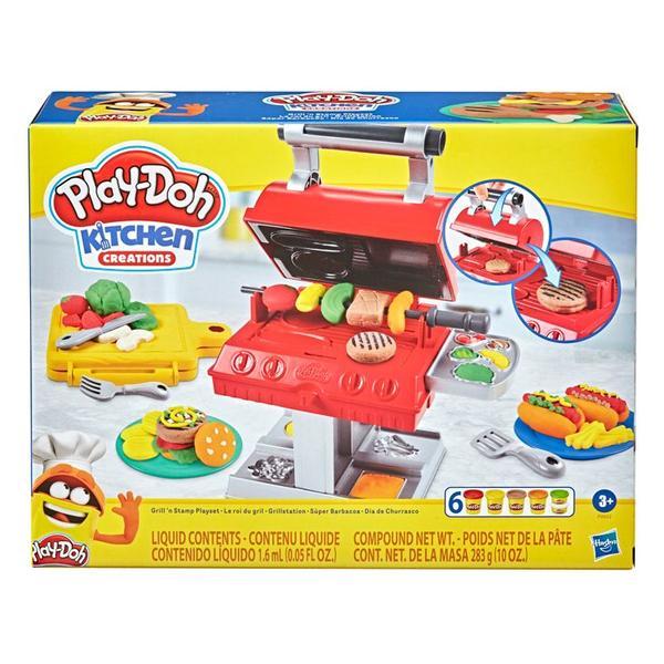 Set plastilina hasbro play doh grill n stamp