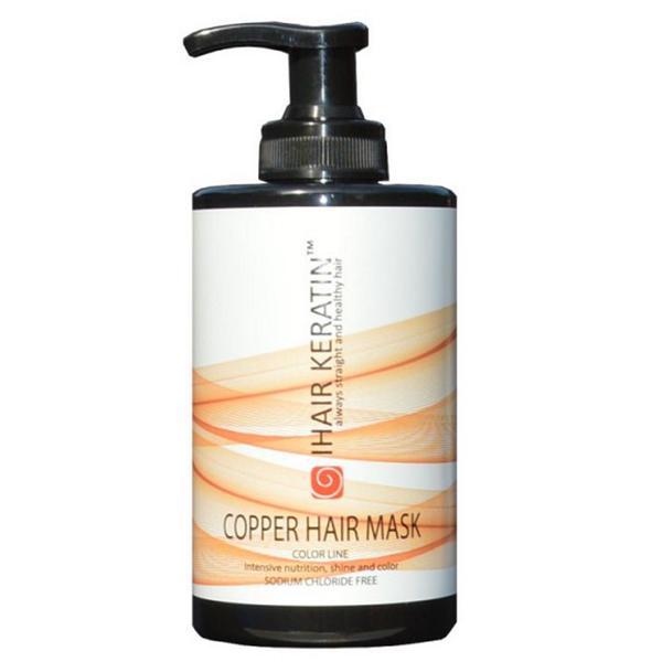 Masca Nuantatoare Aramie – Copper Hair Mask iHair Keratin, 300 ml