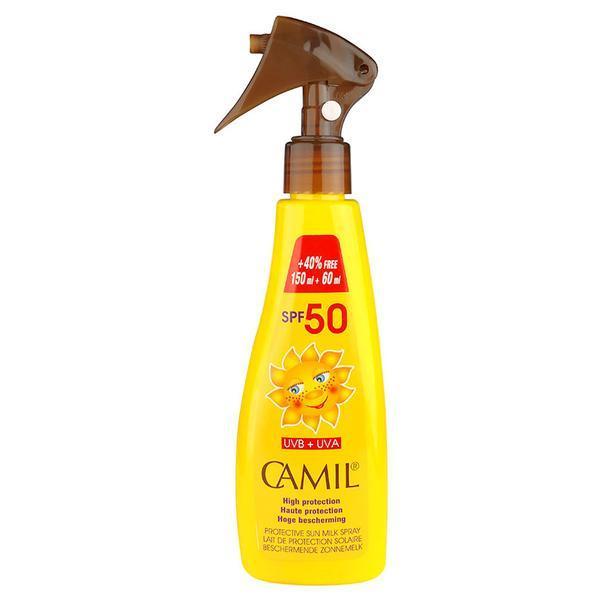SHORT LIFE - Spray de protectie solara Camil Sun SPF50 SuperFinish, 210 ml