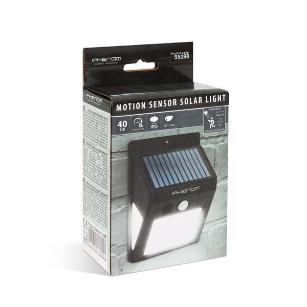 Phenom - Reflector de perete solar LED cu senzor de mişcare Gardena