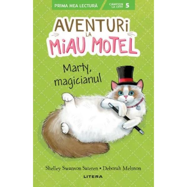 Aventuri la miau motel. marty, magicianul - shelley swanson sateren, deborah melmon, editura litera