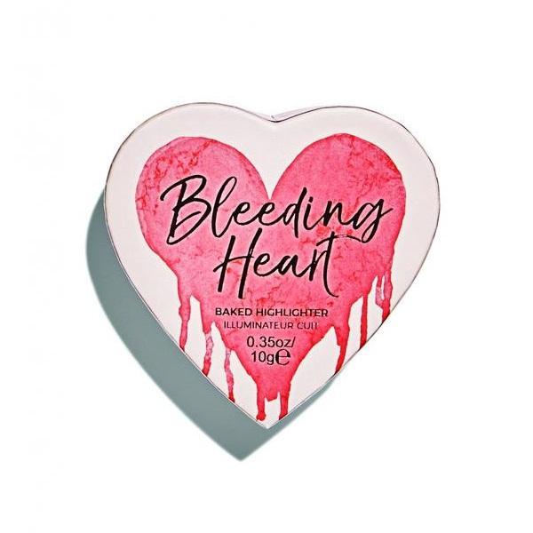 Iluminator pentru fata Make Up Revolution I Heart Makeup – Bleeding Heart 10 g