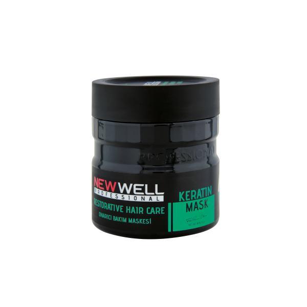Masca de par profesionala cu keratina new well, 500 ml