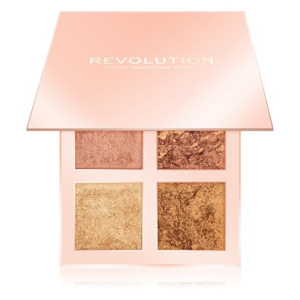 Paleta Iluminatoare Makeup Revolution London Face Quad - Ignite 14g