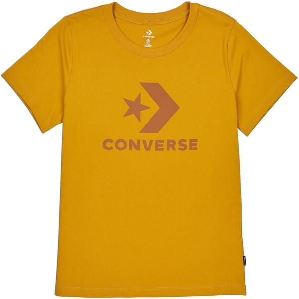 Tricou femei converse center front logo 10018569-703, l, maro