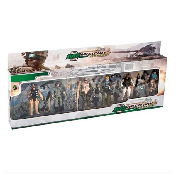 Set 6 figuri militare cu echipamente si uniforme de camuflaj