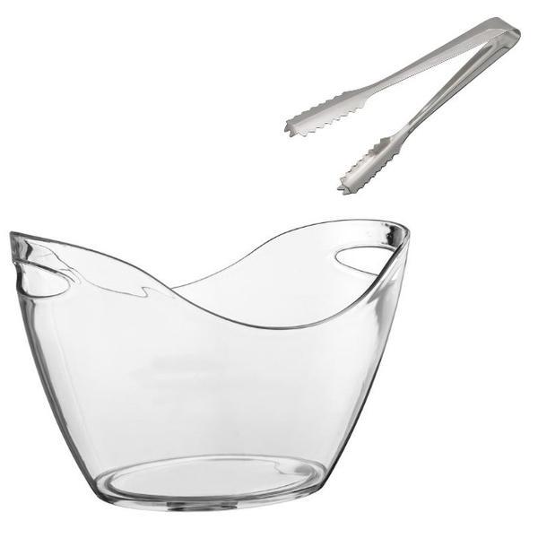 Frapiera din plastic cu manere si cleste, 36x25x25 cm oem