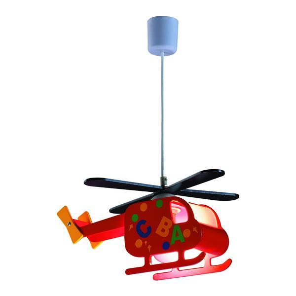 Lustra pentru copii, Elicopter, 95 cm, Multicolor, AMA