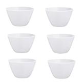 Set format din 6 boluri de servit din opal pentru supa, alb, 650 ml