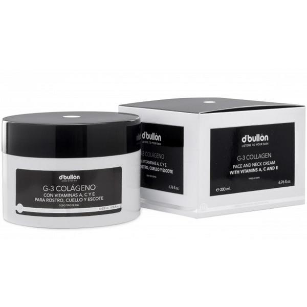 Crema pentru fata si gat cu colagen vitaminele a, c si e, g-3 - d'bullon g-3 collagen, 200 ml