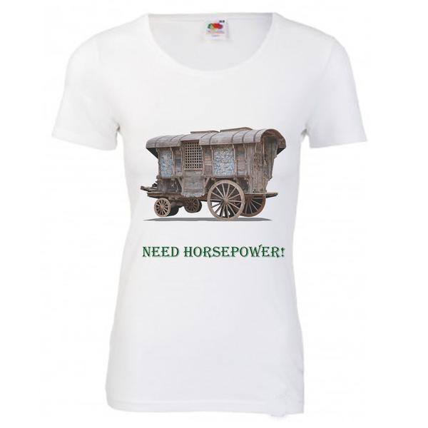 Tricou imprimeu Need horsepower, S - Cadouri Optime