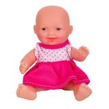 Papusa bebelus, 12 cm, roz Topi Toy, 3 ani +