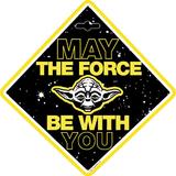 Semn de avertizare Baby on Board Star Wars Yoda Seven SV9623