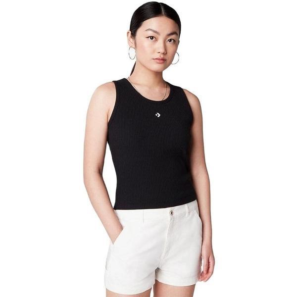 Maiou femei converse scoop neck tank 10021457-001, xs, negru