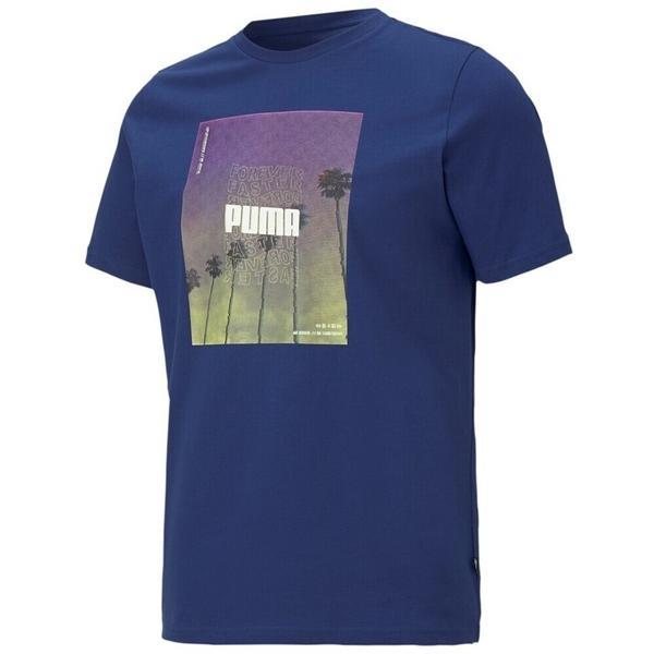 Tricou barbati puma photo 58777312, s, albastru