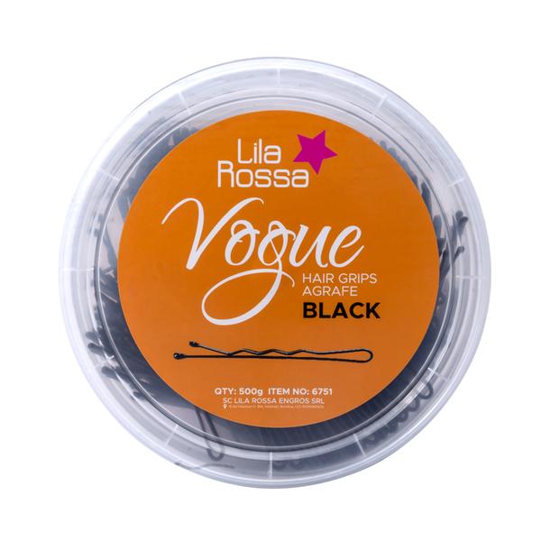 Agrafe de Par Negre 7 cm Vogue Lila Rossa, 500 g esteto