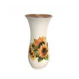 Vaza decorativa, ceramica, floarea soarelui, realizata manual - Ceramica Martinescu